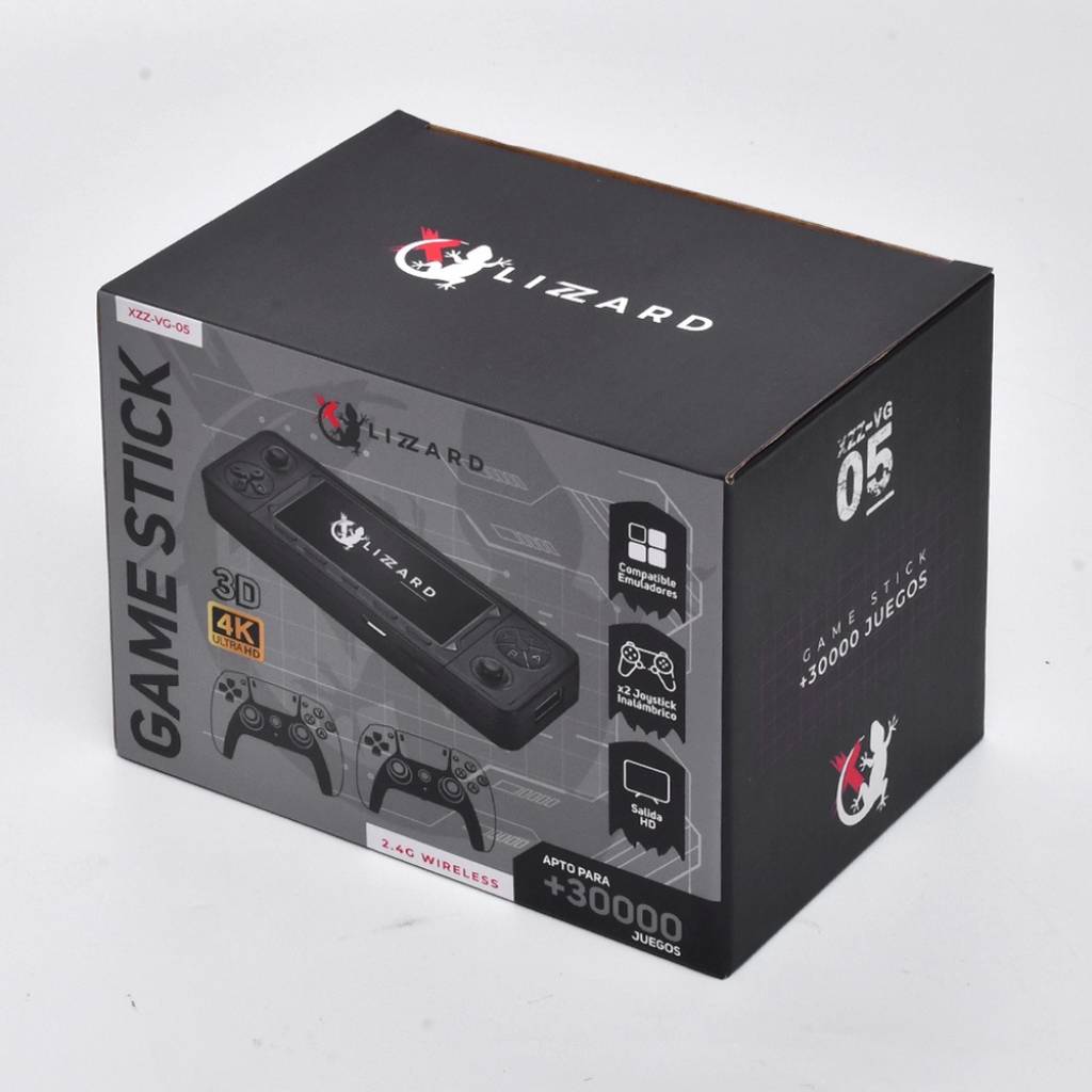 CONSOLA GAME STICK PARA TV XZZ-VG-05 4K 64GB
