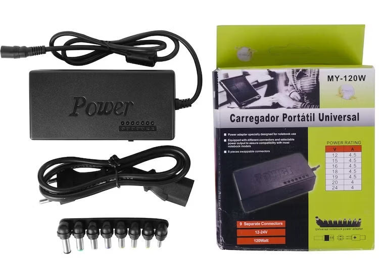 CARGADOR UNIVERSAL DE LAPTOP
