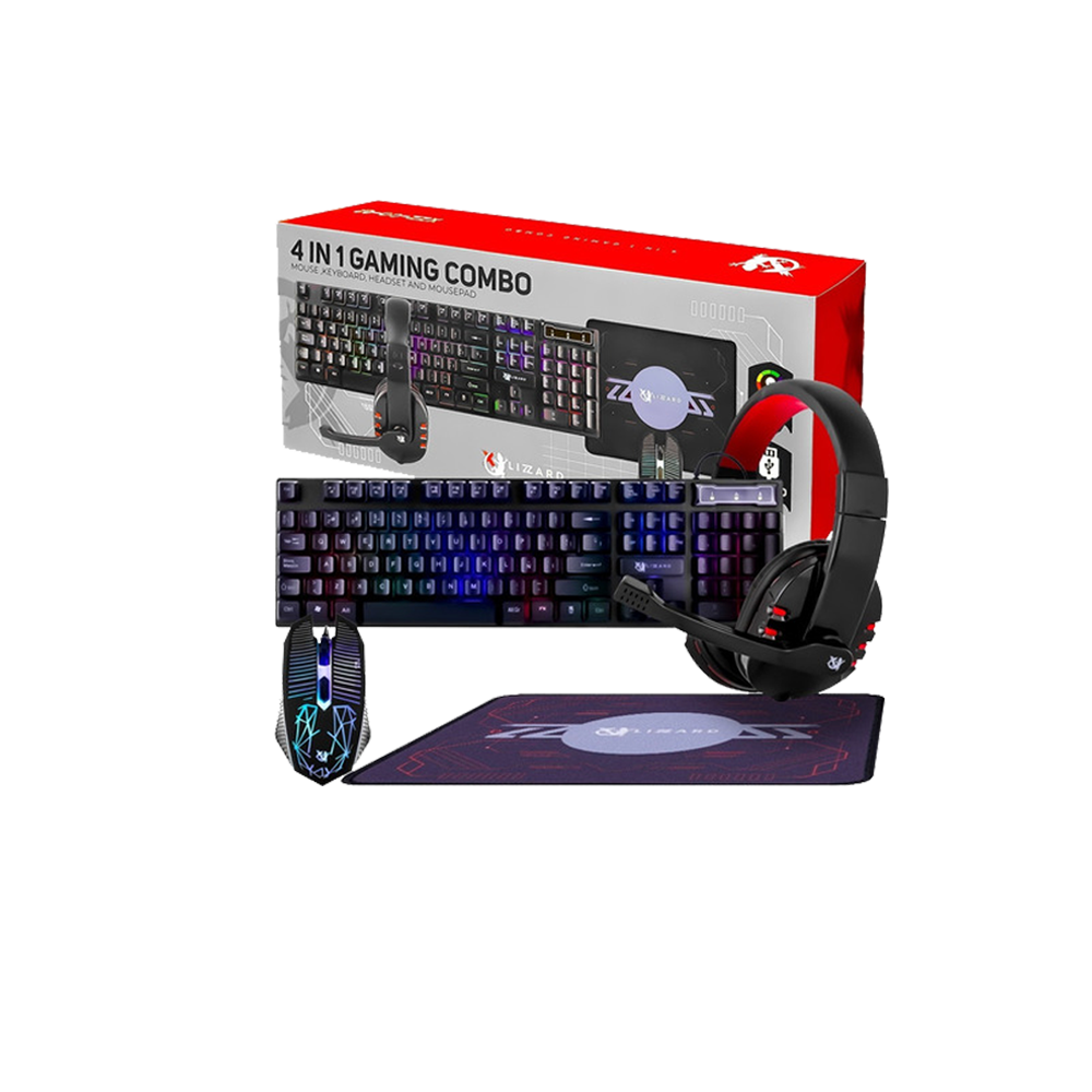 COMBO GAMER LIZZARD 4 EN 1