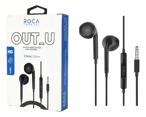AURICULARES MANOS LIBRES ROCA OUT_U JACK 3.5MM