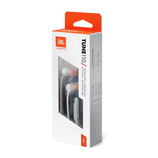 AURICULARES MANOS LIBRES JBL TUNE 110 JACK 3.5MM