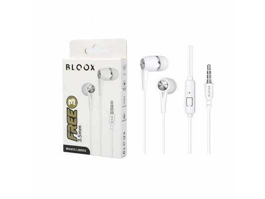 AURICULARES MANOS LIBRES BLOOX 3.5MM