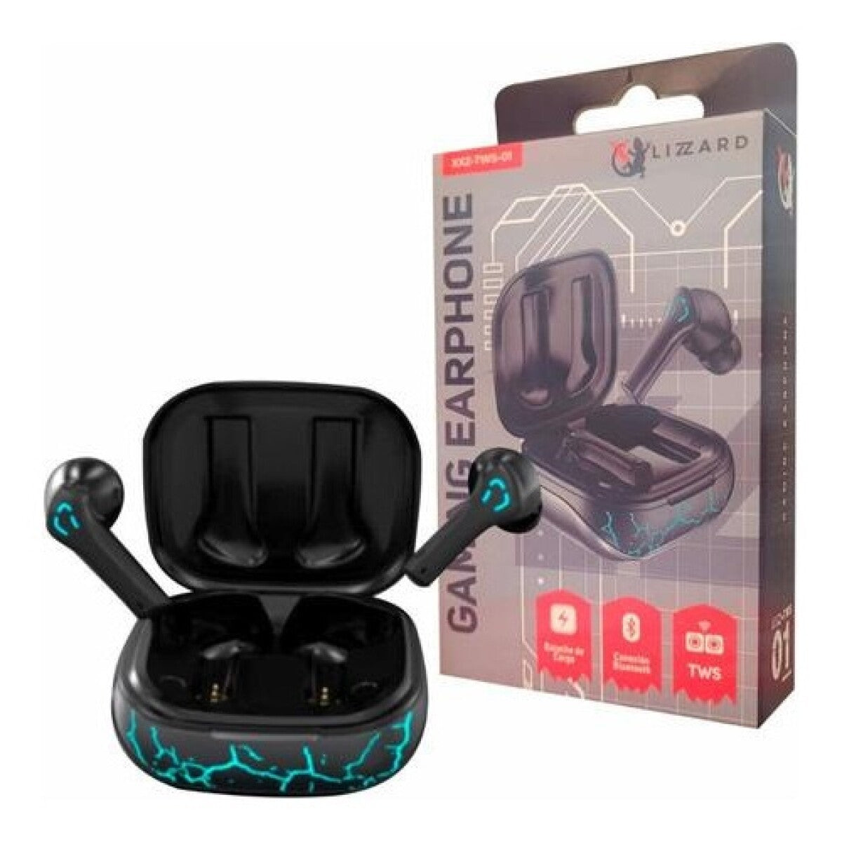 AURICULARES X LIZZARD GAMER INALAMBRICOS