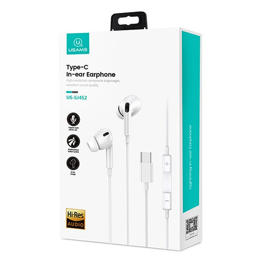 AURICULARES MANOS LIBRES USAMS TIPO C