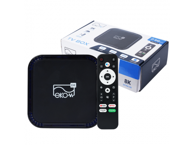 TV Box EKV-TB-02 8K Ultra HD 5G WiFi