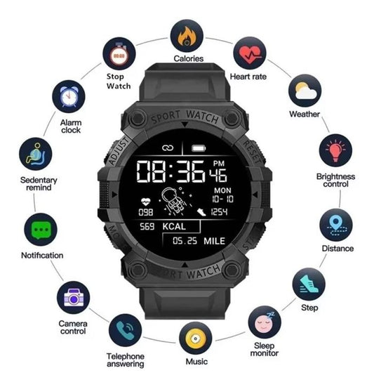 RELOJ INTELIGENTE TIPO PULSERA  FD68S TRACK FITNESS