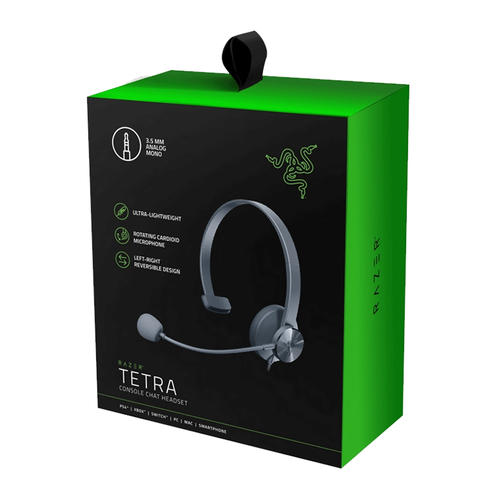 AURICULARES  RAZER TETRA / JACK 3.5MM / MICRÓFONO  / PS4 - XBOX - PC - CELULAR