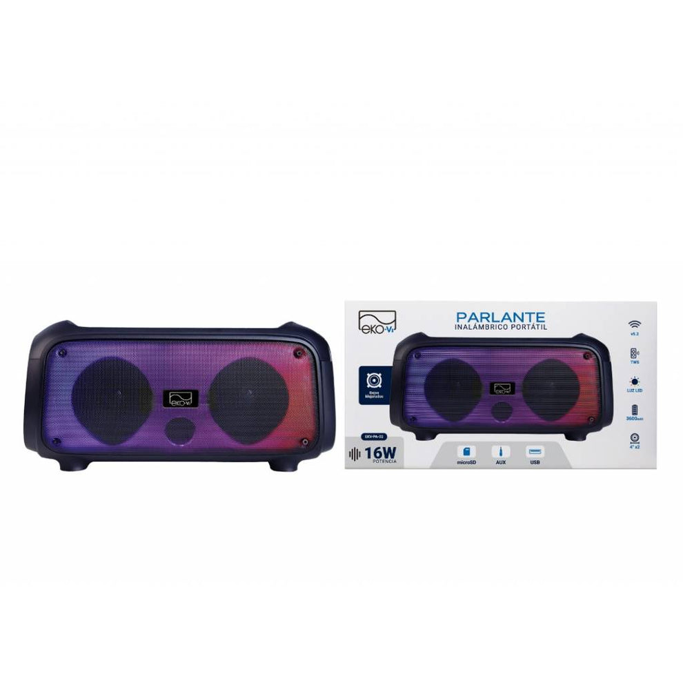 PARLANTE INALÁMBRiCO EKO-VI 02 16W